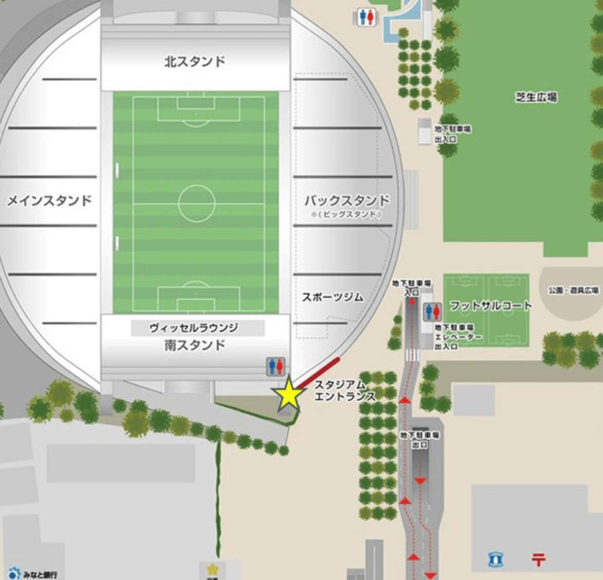 景品の受け渡しはスタジアムエントランスにて行います。