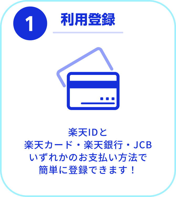 ①利用登録